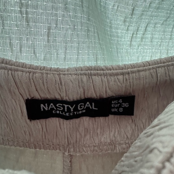 Nasty Gal Gray Tie-Front Jumpsuit - Picture 4 of 6